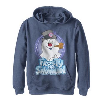 Boys 8-20 Frosty The Snowman Portrait Logo Graphic Fleece Hoodie