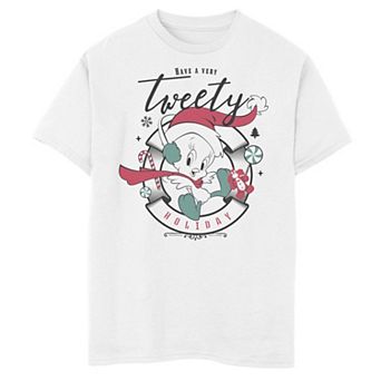 Boys 8-20 Looney Tunes Christmas Have A Very Tweety Holiday Graphic Tee