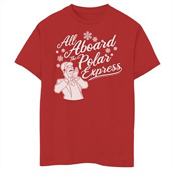 Boys 8-20 The Polar Express All Aboard The Polar Express Graphic Tee