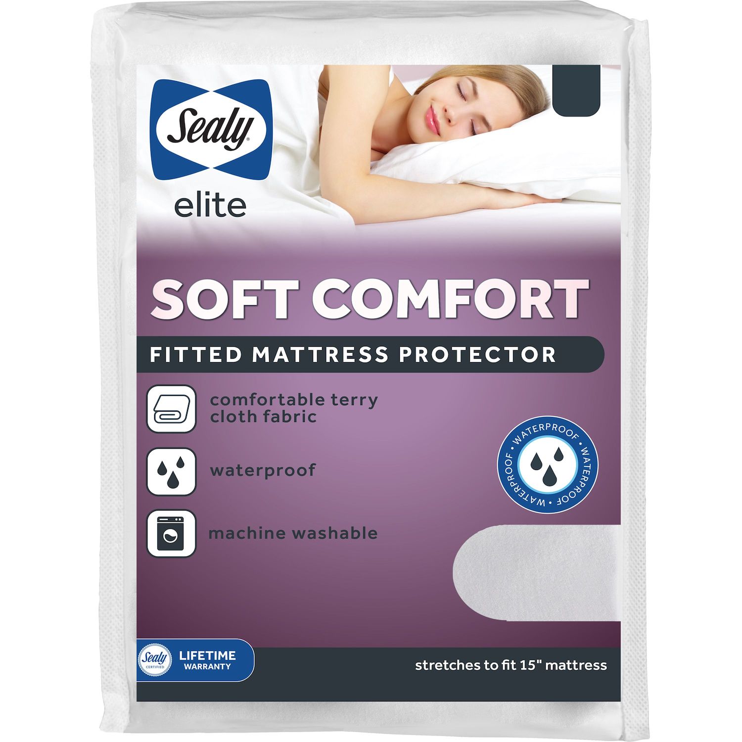 Sealy Soft Comfort Waterproof Mattress Protector