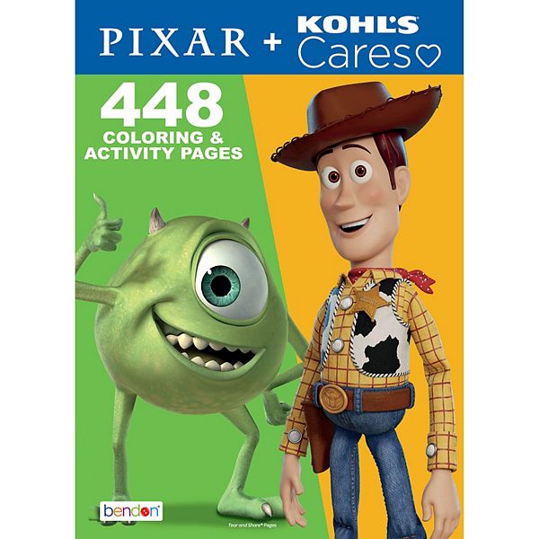 Disney Pixar S Toy Story Monsters Inc 448 Page Coloring Activity Book By Kohl S Cares