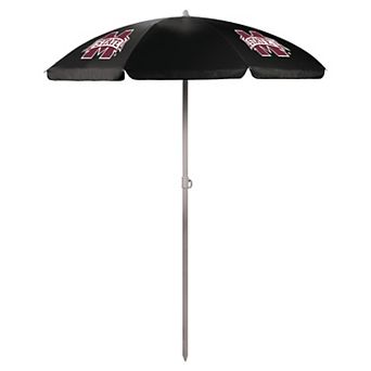 Picnic Time Mississippi State Bulldogs 5.5 Ft. Portable Beach Umbrella