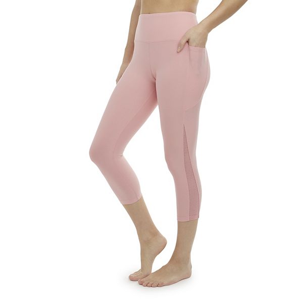 Women S Jockey Sport Mini Peekaboo Mesh Crop Leggings