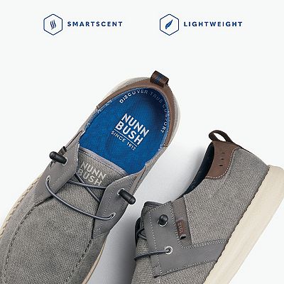 NEW Nunn Bush Brewski MT Slip Mens 11 M‎ Stone Canvas Loafers Boat Shoes Amazon.com | Nunn Bush Brewski Canvas Moccasin Toe Venetian  main image 2