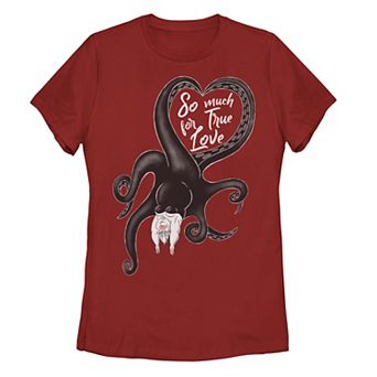 Disney's The Little Mermaid Ursula Juniors' Valentine's True Love Tee