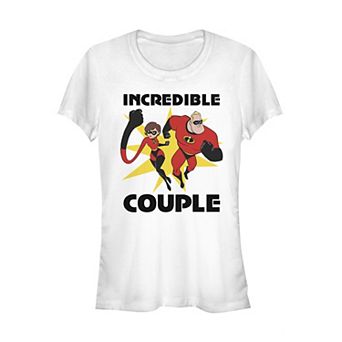 Disney / Pixar's The Incredibles 2 Juniors' Incredible Couple Duo Portrait Tee