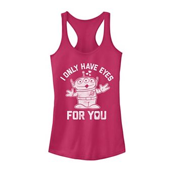 Juniors' Disney Pixar Toy Story Alien I Only Have Eyes For You Tank Top