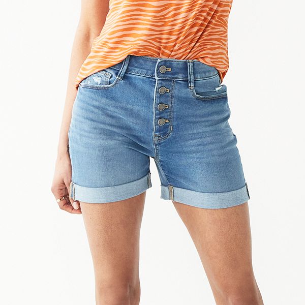 Women's Nine West Slimming Pocket High-Waisted Bermuda Shorts