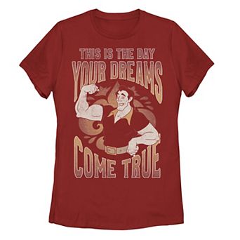 Disney's Beauty & The Beast Villains Gaston Juniors' The Day Your Dreams Come True Tee