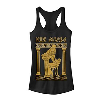 Disney's Hercules Valentine's Day Megara His Muse Juniors' Tank Top