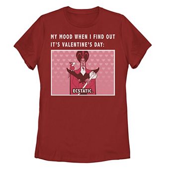 Disney's Aladdin Jafar Juniors' Valentine's Valentine's Day Mood Tee