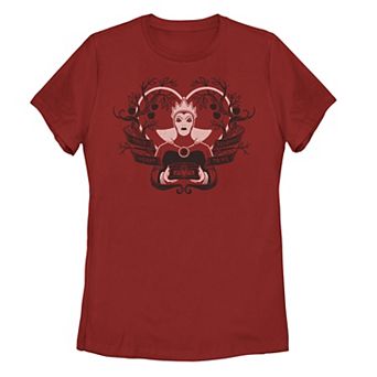 Disney's Snow White and the Seven Dwarfs Evil Queen Juniors' Valentine's Your Heart Belongs To Me Tee