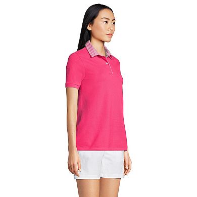 Petite Lands' End Mesh Polo Shirt