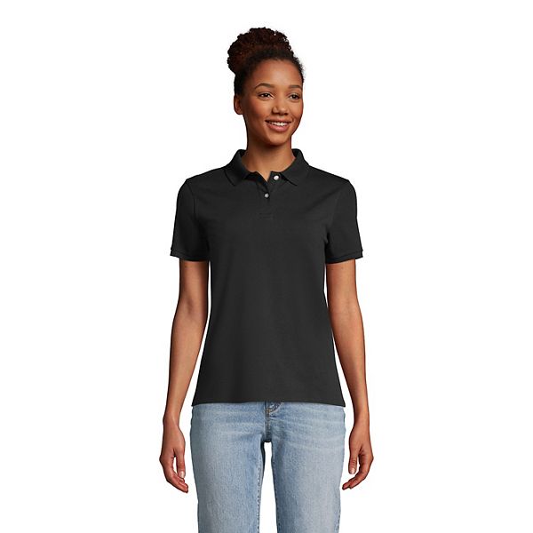 Petite Lands' End Mesh Polo Shirt
