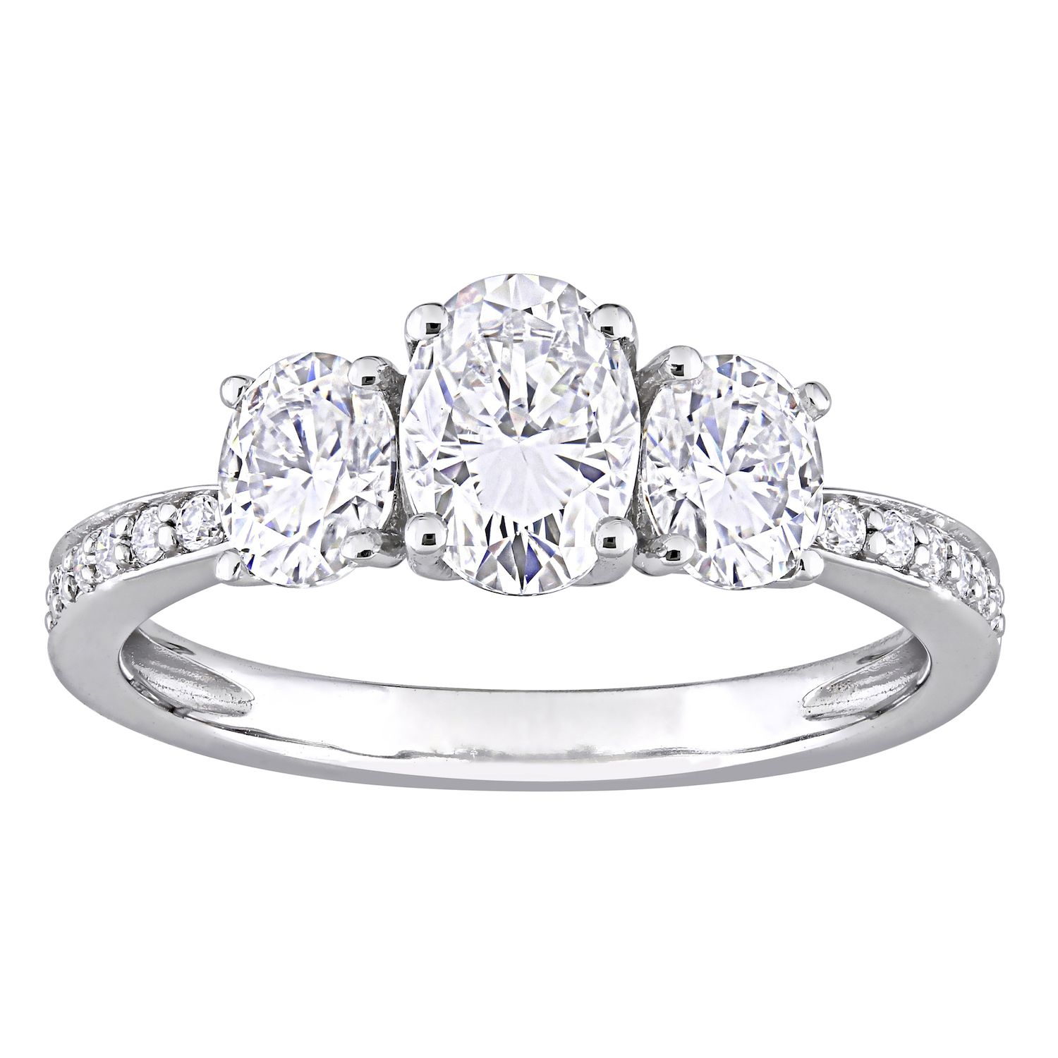 Kohls three store stone diamond ring