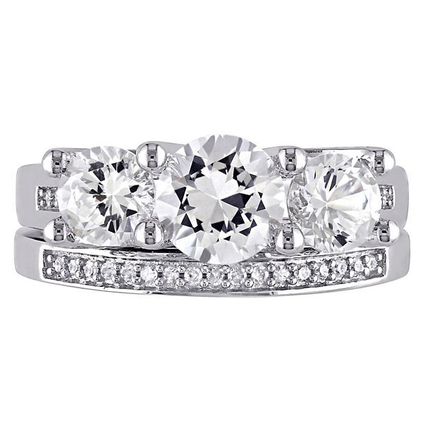 Kohls three stone hot sale diamond ring