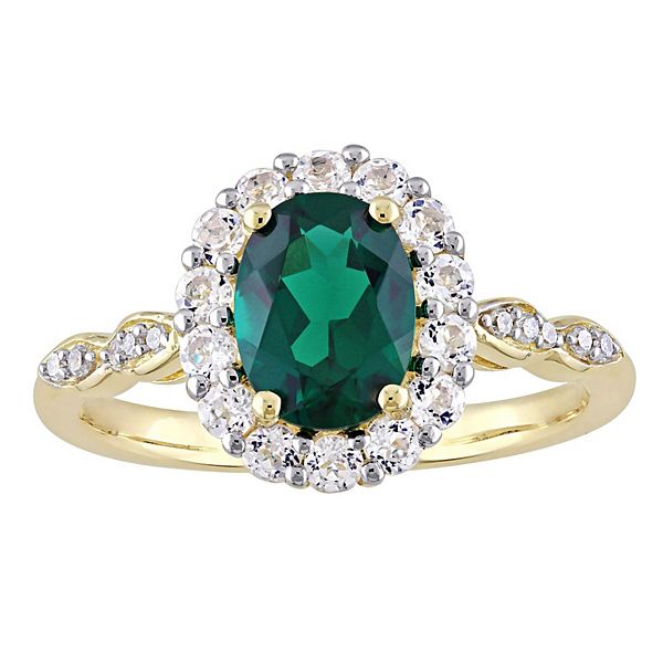 Kohls on sale emerald rings