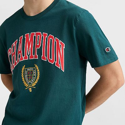 Men's Champion® Block Arch Seal Classic Graphic Tee