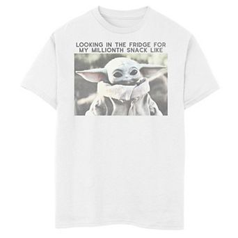 Boys 6-20 Star Wars Millionth Snack Like Meme Graphic Tee