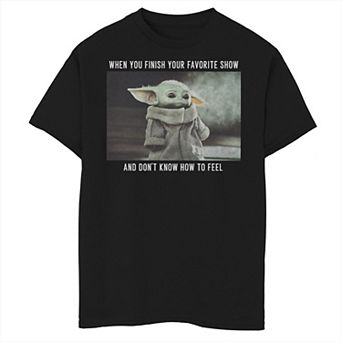 Boys 8-20 Star Wars Favorite Show Meme Graphic Tee
