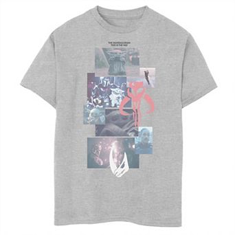 Boys 6-20 Star Wars: The Mandalorian Portrait Stack Graphic Tee
