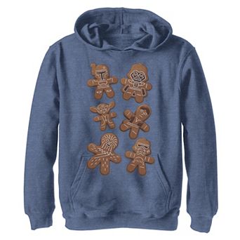 Boys 8-20 Star Wars Christmas Ginger Bread Wars Graphic Fleece Hoodie