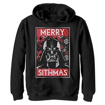 Boys 8-20 Star Wars Darth Vader Merry Sithmas Christmas Graphic Fleece Hoodie