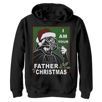 Boys 8-20 Star Wars Luke's Holiday Cartoon Graphic Fleece Hoodie