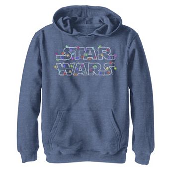 Boys 8-20 Star Wars Christmas Light Logo Graphic Fleece Hoodie