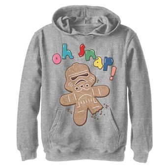 Boys 8-20 Star Wars Stormtrooper Oh Snap! Gingerbread Graphic Fleece Hoodie