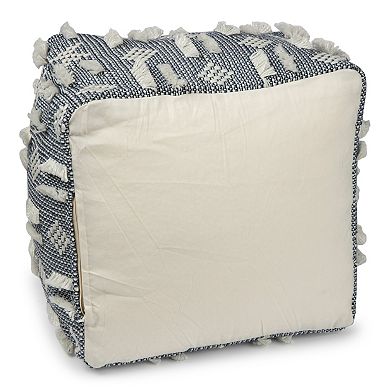 Sonoma Goods For Life Indoor Outdoor Woven Square Pouf