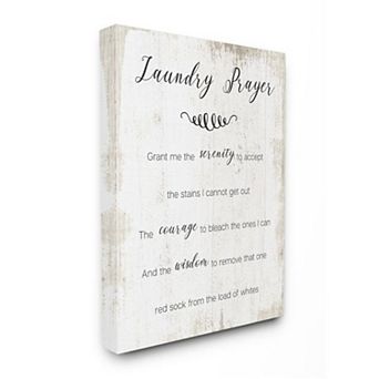Stupell Home Decor Family Laundry Room Canvas Wall Art