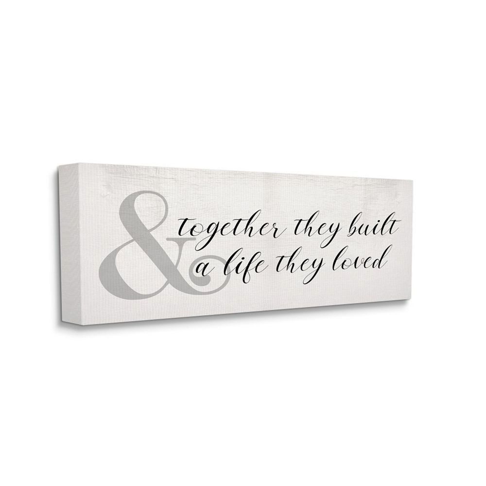 Stupell Home Decor Built A Life They Loved Rustic Romance with ...