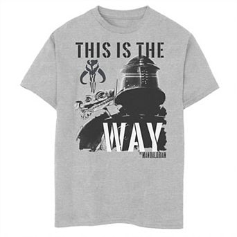 Boys 8-20 Star Wars Mando This Is The Way Poster Graphic Tee