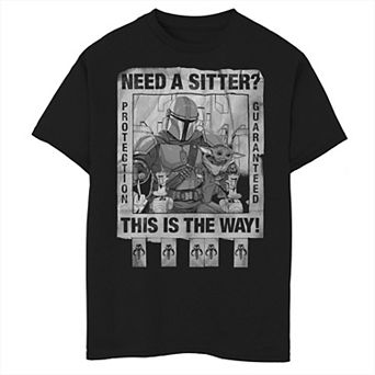 Boys 6-20 Star Wars Protection Guaranteed Poster Graphic Tee