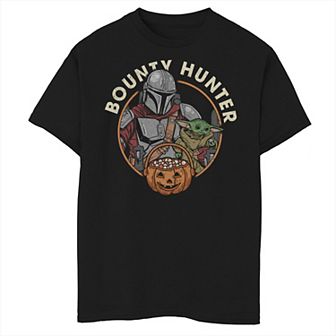 Boys 8-20 Star Wars The Mandalorian Halloween Candy Bounty Hunter Graphic Tee