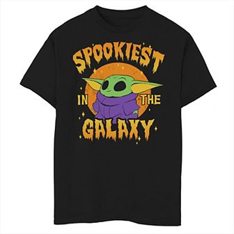 Boys 8-20 Star Wars The Mandalorian Halloween The Child Spookiest Graphic Tee
