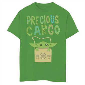 Boys 8-20 Star Wars The Mandalorian Precious Cargo Text Graphic Tee