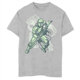Boys 8-20 Star Wars Mando Crest Pose Graphic Tee