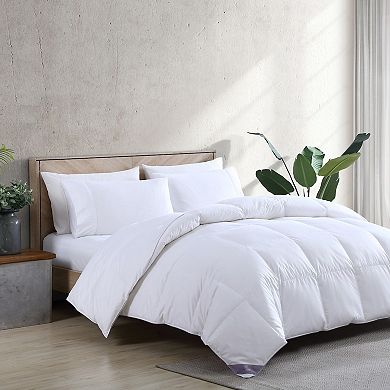 Loftworks Natural White Down Blend Comforter with High-loft Medium Warmth