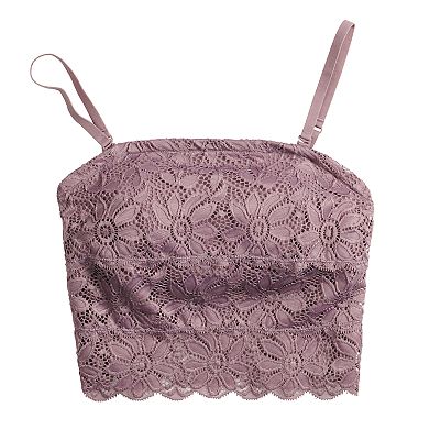 Juniors' SO® Lace Bandeau Bralette