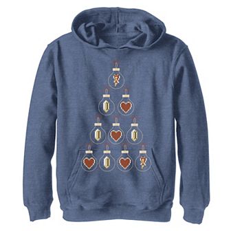 Boys 8-20 The Legend Of Zelda Triforce Lightbulb Tree Graphic Fleece Hoodie