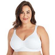 Playtex 18 Hour 4049 Side & Back Smoothing With Cool Comfort® Wirefree Bra.  46D.