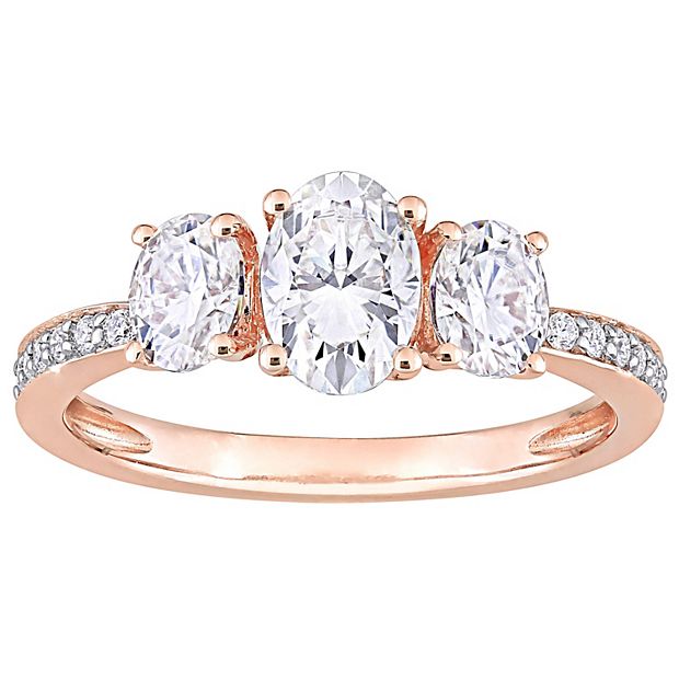 Kohls three stone sales diamond ring