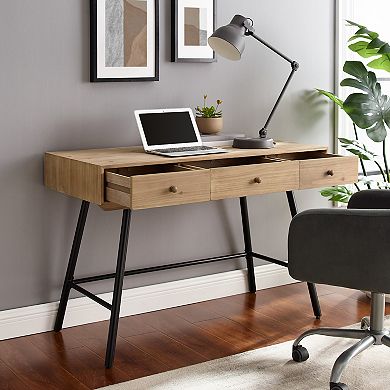 Linon Cailan 3-Drawer Desk