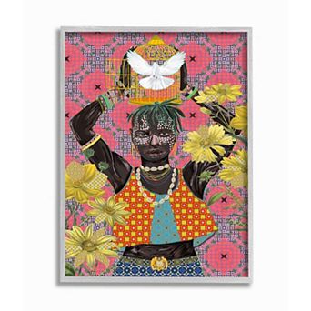 Stupell Home Decor Releasing Doves Strong Male Figure Framed Wall Art