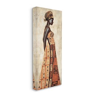 Stupell Home Decor Elegant Female Standing Pose Canvas Wall Art