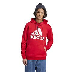 Mens Red Adidas Hoodies Sweatshirts Clothing Kohl s