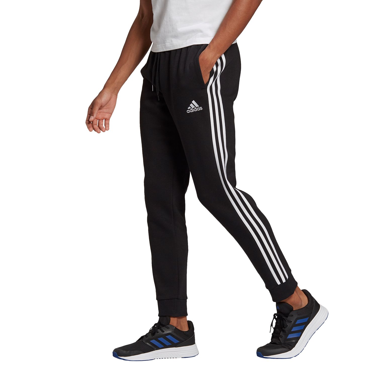 adidas joggers all black