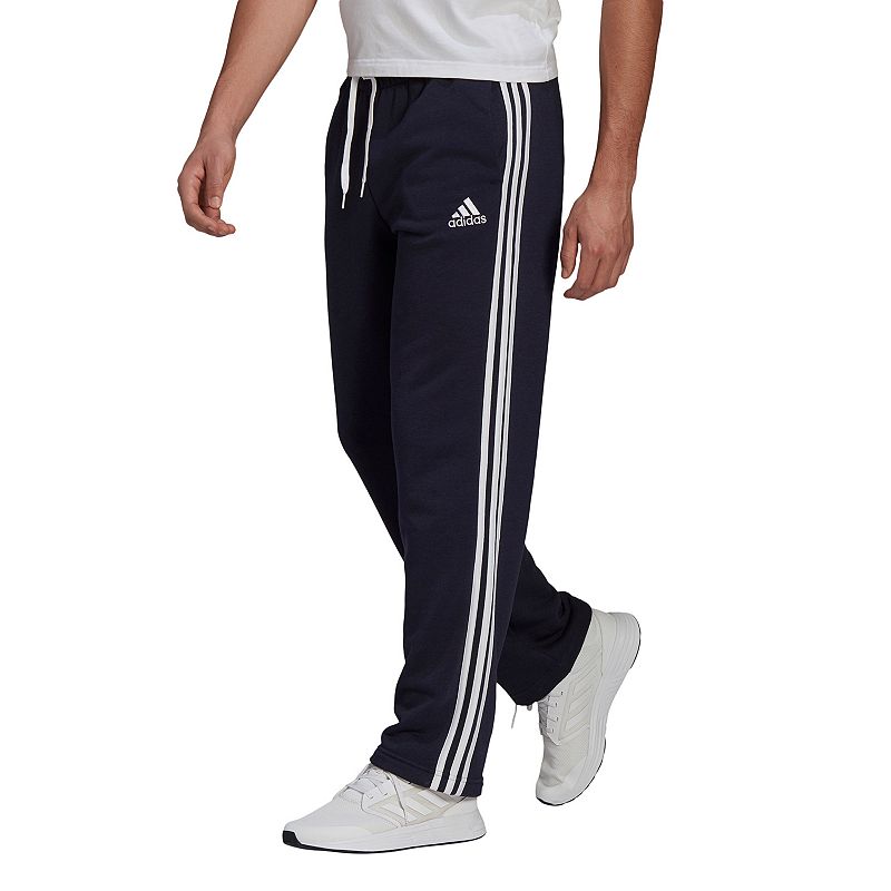 Mens adidas Essentials Fleece Pants, Size: Small, Dark Blue
